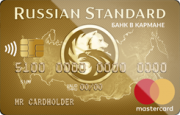Дебетовая карта «Банк в кармане Gold» банка Русский Стандарт
