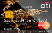 Кредитная карта «Citi Select Premium» Ситибанка